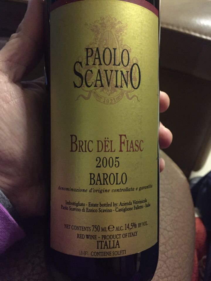 宝斯嘉菲亚斯克布里克园巴罗洛红葡萄酒Paolo Scavino Bric del Fiasc