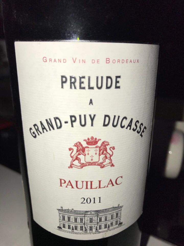 杜卡斯酒庄副牌干红Prelude a Grand-Puy Ducasse