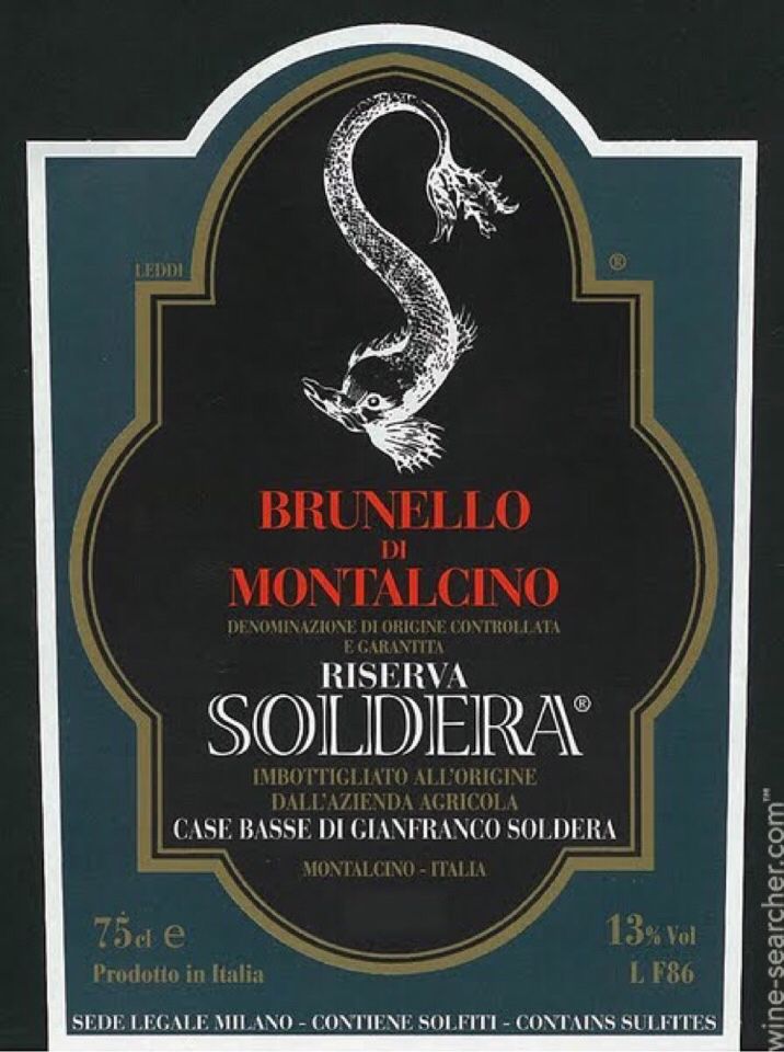 索得拉珍藏布鲁奈罗蒙塔希诺干红Soldera Brunello di Montalcino Riserva