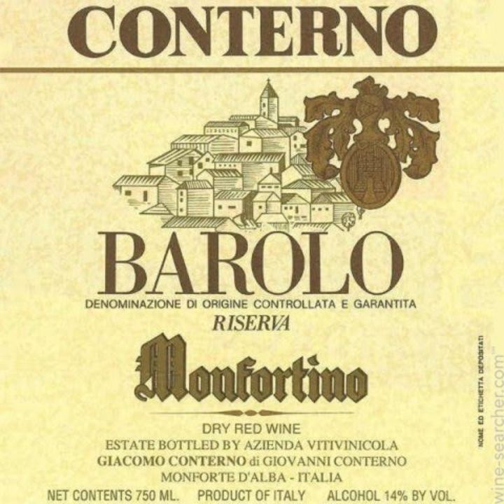 孔特诺巴罗洛珍藏干红Giacomo Conterno Barolo Riserva