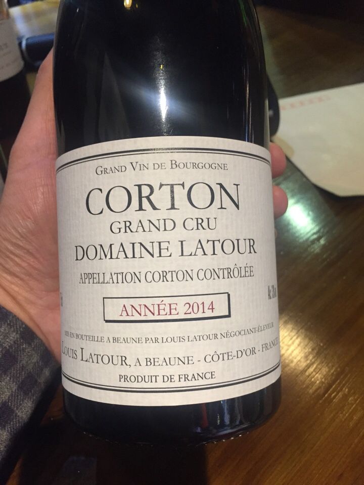 路易拉图科尔登园干红Louis Latour Corton 'Domaine Latour'