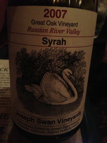 干红Joseph Swan Vineyards Vin du Mystere|酒