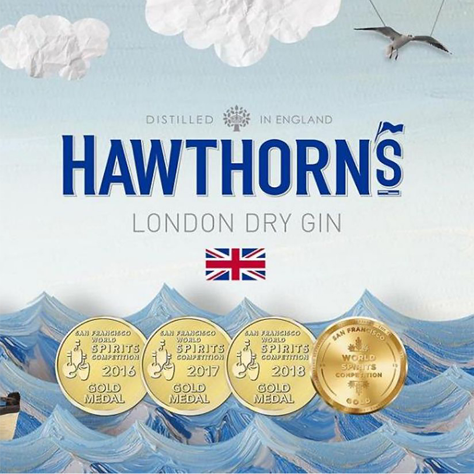 【祖传秘方|出道即王者】hawthorn"s london dry gin